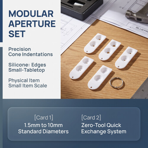 Liquid Nitrogen Jet Baffle Deflector with Interchangeable Apertures Enhanced Visibility & Control 1