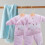 conjunto de 4 cabides de madeira maciça para roupa infantil, cor sortida 5