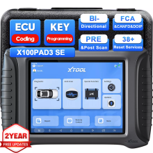 XTOOL X100PAD3 SE, Autodiagnosescanner, IMMO-Schlüsselprogrammierung, ECU-Codierung, CANFD DOIP