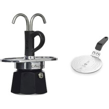 Espresso-Maschine Mini Express Kandisky Moka für 2 Tassen - Bialetti - Schwarz - Induktionskompatibel
