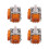 4PCS Replacement Hall Effect Joystick 3D Analog Joystick for  Pro Controller Repair Accessory 1