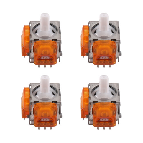 4PCS Replacement Hall Effect Joystick 3D Analog Joystick for  Pro Controller Repair Accessory