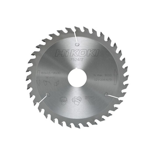 Hitachi Pyörösahan terä - Hitachi - 190 mm - 48 hammasta - puulle - Harmaa