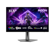 AOC AGON PRO AG326UZD2 Monitor Gaming 31.5" QD-OLED 4K UHD 3840x2160 240Hz 0.03ms HDR True Black 500 HDMI 2.1 DisplayPort 2.1 USB-C