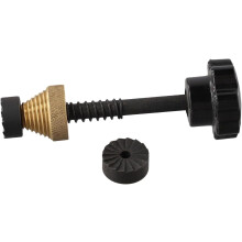 EasyByMall ferramenta para remontagem de torneira, cortador de assento, aço, 105 mm, preto