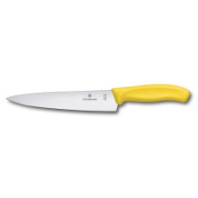 Snijmes - VICTORINOX - Fibrox Geel - RVS Lemmet 19cm