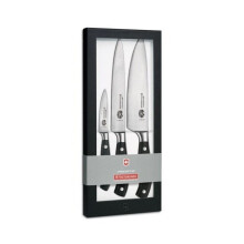 3er Set Küchenmesser - VICTORINOX - Geschmiedet - Hochwertiger Stahl - Doppelschliff - 8 cm und 20 cm