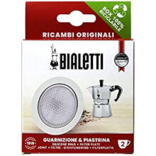 Ersatzteile - BIALETTI - Moka Express - 2 Tassen - Silikondichtung - Aluminiumplatte