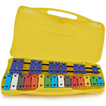 Xilófono SG25YW, metalófono de 25 notas cromáticas, alumínio, com estojo e baquetas, para educação musical