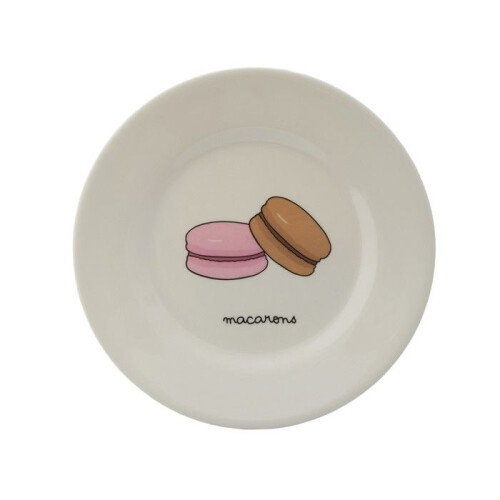 Petit Jour - Assiette enfant avec macarons 20 cm