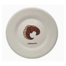 Assiette A Dessert Croissant 20cm de diametre