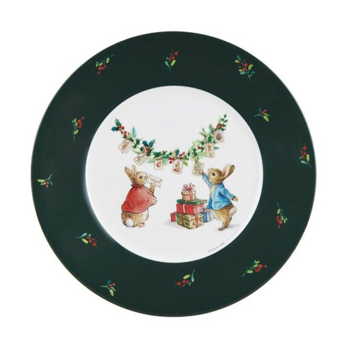 Petit Jour - Peter Hase Teller Weihnachtskarten 20 cm
