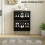 Elegant Two-Drawer Shoe Cabinet - Black 7