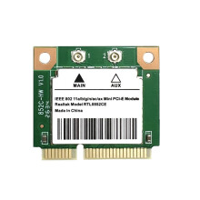 RTL8852CE WiFi 6E PCIe Adapter 5374Mbps Tri-Band 2.4G/5G/6GHz BT5.3 Wireless Network Card for Desktop PC Win10 11