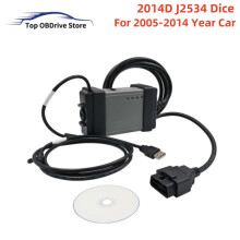 OBD2-Scanner 2014D J2534, Autodiagnose-Tool für Fahrzeuge 1999–2014, USB-Anschluss