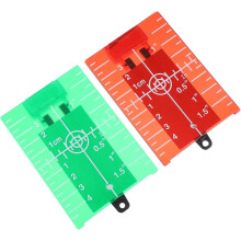 KOMBIUDA conjunto de 2 placas de nível, verde e vermelho, plástico, com suporte e magnético