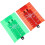 KOMBIUDA conjunto de 2 placas de nível, verde e vermelho, plástico, com suporte e magnético 1