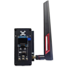 NONDK BW16, Kit de Auditoria de Segurança, Scanner de Sinal WiFi 2.4G 5G, Portátil, Preto