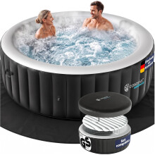CASARIA hidromassagem inflável para 6 pessoas, Ø200cm, 42C, com acessórios