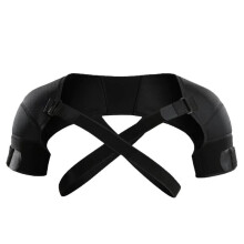 Schouderbrace voor Gescheurde Rotator Cuff, Dubbele Schouderbrace, Verstelbare Pijnverlichtende Compressiemouw voor Mannen en Vrouwen