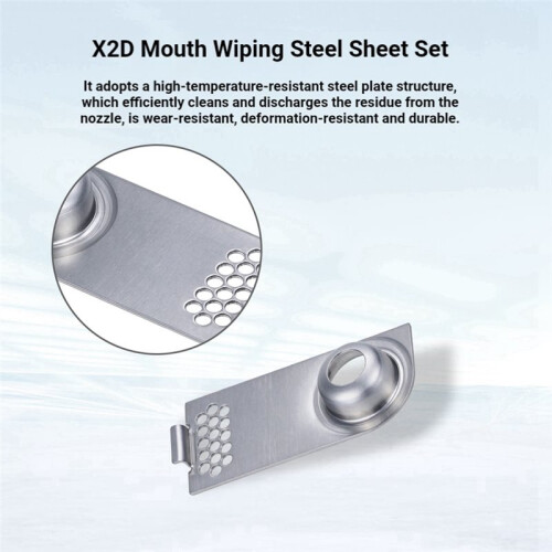 Build Plate Scraper for  X2D Stainless Steel Nozzle Cleaning Tool for 3D Printer Accessories