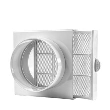 Air System Duct Air Filter Ducts for Pipe Air Aluminum Alloy Filter Mesh Filters Out Insects and Dust B