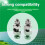 5Pcs Solar PV Grounding Clamp  Protection Earth Clip Bracket Ground Terminal for Solar Panel Wire Connection 6