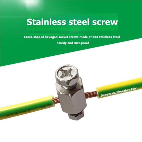 5Pcs Solar PV Grounding Clamp  Protection Earth Clip Bracket Ground Terminal for Solar Panel Wire Connection 1