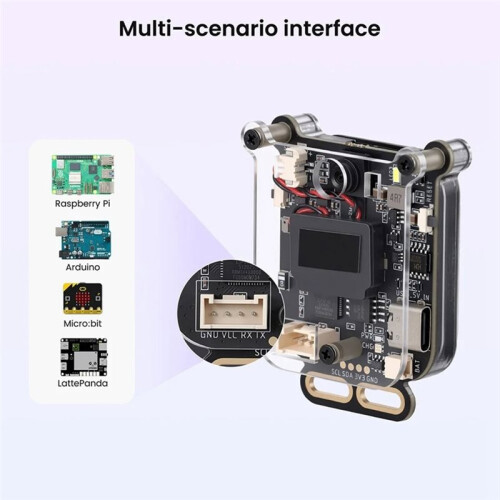 ESP32-S3 AI Camera Development Board with 1.83 Inch TFT Screen Capacitive Touch Screen 2MP Camera WiFi BLE UART BAT 2