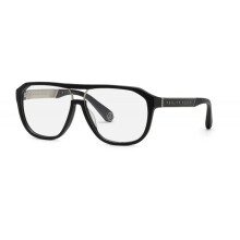 Philipp Plein Brille VPP118M 60/12/145 Nero sabbiato/opaco Acetat HERREN VPP118M
