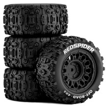 RED SPIDER Upgrade Tire 90X45mm RC for Truck Wheels Tires 12Mm Hex for 1/14 1/16 ARRMA Kraton MJX-AA02