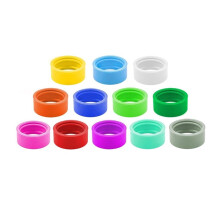 12Pack Walkie Talkie Antenna Identification Rings Bands Tags Non-Slip Protective Bands Walkie Talkie Accessories