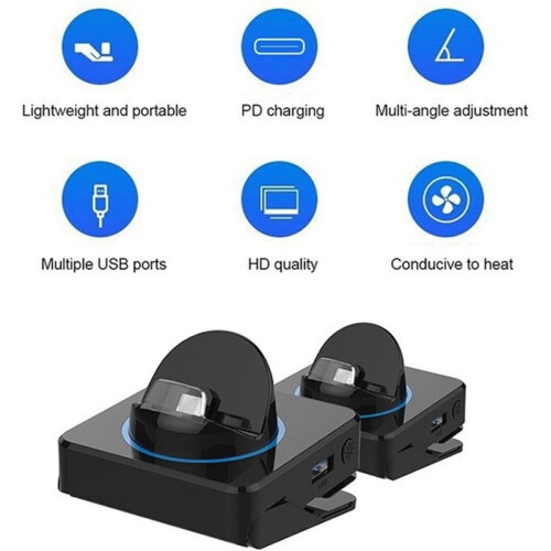 For   OLED Charging Dock -Compatible Video Converter Console to TV Adapter Dock 1