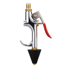 Air Nozzle Blow Gun for Compressor, 1/4 in Stainless Steel HVAC Tool with Thumb Control