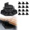 12 Pack Decking Support Pedestal Riser for Adjustable Height and Heavy Duty Foundation Base 2