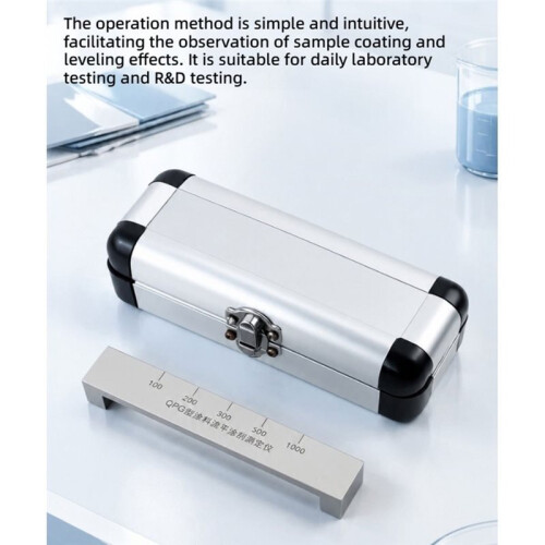 QPG Series Coating Leveling and Draw-Down Tester,Tool for Evaluating Coating Leveling Performance,Range: 100-1000 Μm. 2