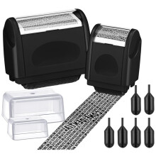 Privacy Protection Roller Stamp -Document Security Seal, Tamper-Proof Identity Theft Prevention for Mail & Packages