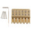 6 String Brass Headless Electric Guitar String Lock Headless Guitar String Lock Electric Guitar Bridge Locking Nut 1