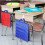 Double Sided Desktop Chart Stand Tabletop Pocket Chart Stand for Classroom Teaching Display Foldable Desk Chart Holder 2