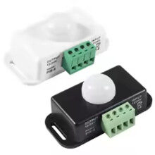 2pcs 12V 24V 8A Automatic Adjust PIR Motion Sensor IR Infrared Detector Light Module for LED Light Lamp