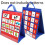 Support de Bureau Double Face pour Affiches, Support de Poche Pliable pour Affichage en Classe 4