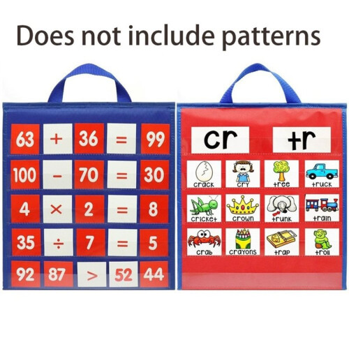 Double Sided Desktop Chart Stand Tabletop Pocket Chart Stand for Classroom Teaching Display Foldable Desk Chart Holder 2