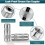 6pcs Grease Applicator Tip for 1/8" NPT- High-Pressure Flat Nozzle 10000 PSI for Efficient Greasing 2