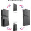 For PS5 Slim Disc Edition, for PS5 Slim Cover Accessories Faceplate, Side Face Panel Shell Replacement Protective Case 4
