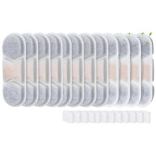 12er-Pack Ersatzfilter für Haustierbrunnen - für 410oz/3,2Gal/12L Wasserspender für Katzen und Hunde