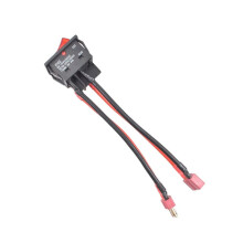 50A Battery Main Large Current -Off with T Plug 12AWG Wire for RC Tug/Bait Boat