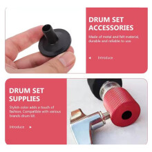 1Set Drum Cymbal Pad Non-Slip Metal Washer for Clutch Tube Replacement Accessories Drum Set Supplies Kit