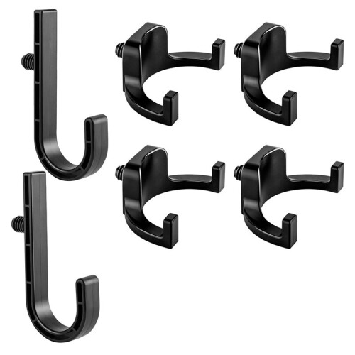 6PCS Storage Shed Hooks for Suncast  Sheds Garage Organizer Hooks for Tools, Bikes, Ladders 1