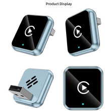 Wireless CarPlay Adapter Android Auto Adapter Wired to Wireless Dongle 2 in 1 USB AI Car Accessories