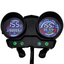 Motorcycle Instrument Odometer Speedometer Dashboard LED Digital Meter Gauge for YBR 125 YBR125